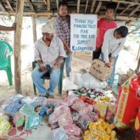 Ration kit distribution to families facing atrocities at Puri- OdishaNagaloka – Manuski Relief Work