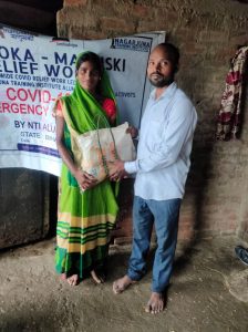 Ration Kit distribution to Widows and Daily Wagers at Gaya- Bihar