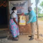 Ration Kit distribution at Nizamabad-TelanganaNagaloka – Manuski Relief Work