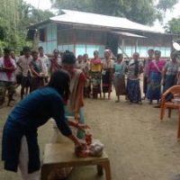 Ration Kit distribution at Modoideep- Arunachal PradeshNagaloka – Manuski Relief Work